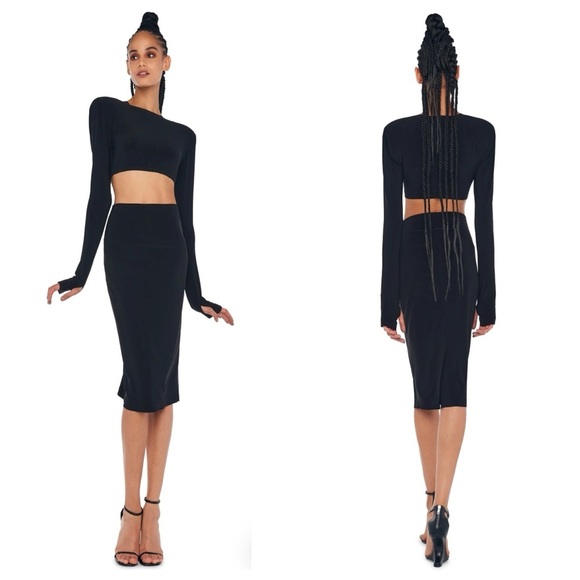 Normal Kamali Straight Knee Length Skirt - Picture 1 of 12